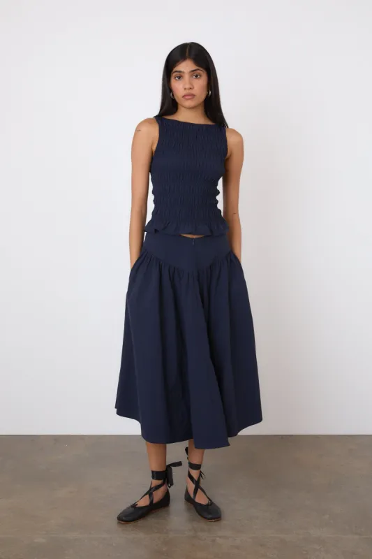 The Deba Top, Midnight sold by Peachy Den