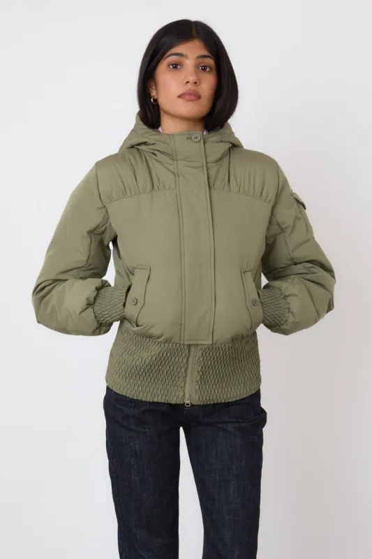 The Sandy Puffer, Khaki sold by Peachy Den