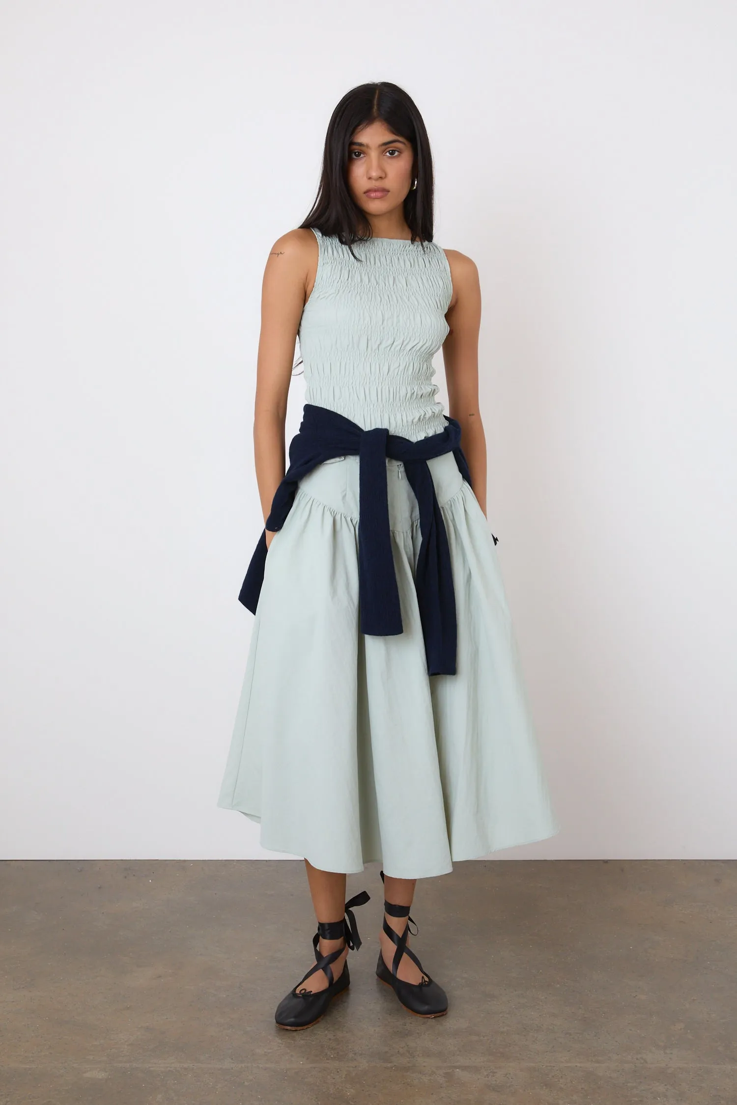The Deba Midi Skirt, Shell sold by Peachy Den product image thumbnail 4