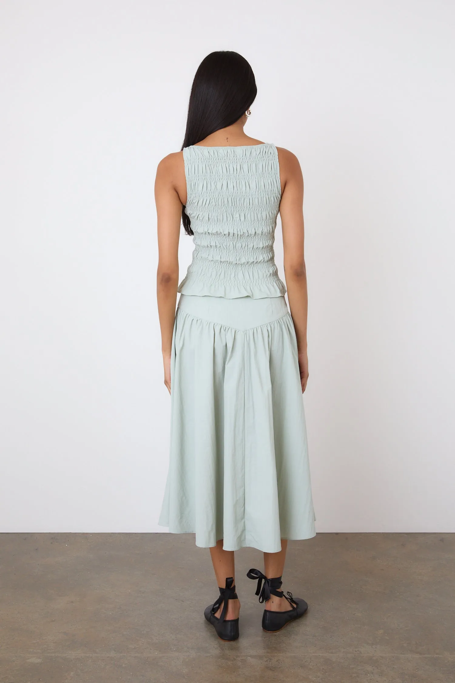 The Deba Midi Skirt, Shell sold by Peachy Den product image thumbnail 5