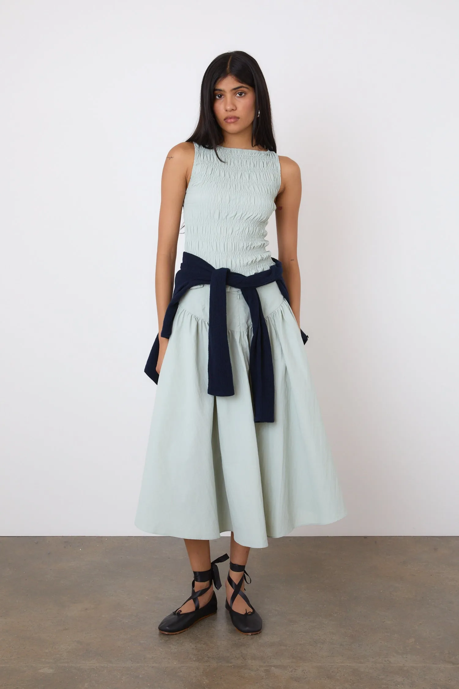The Deba Midi Skirt, Shell sold by Peachy Den product image thumbnail 3