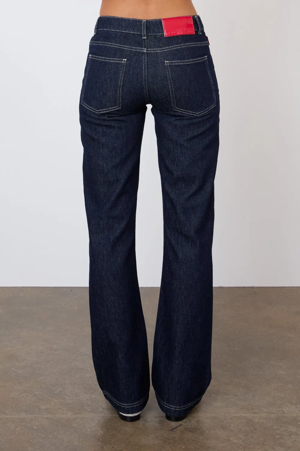 The Gigi Denim Slim Leg Jeans, Indigo Rinse sold by Peachy Den product image thumbnail 4