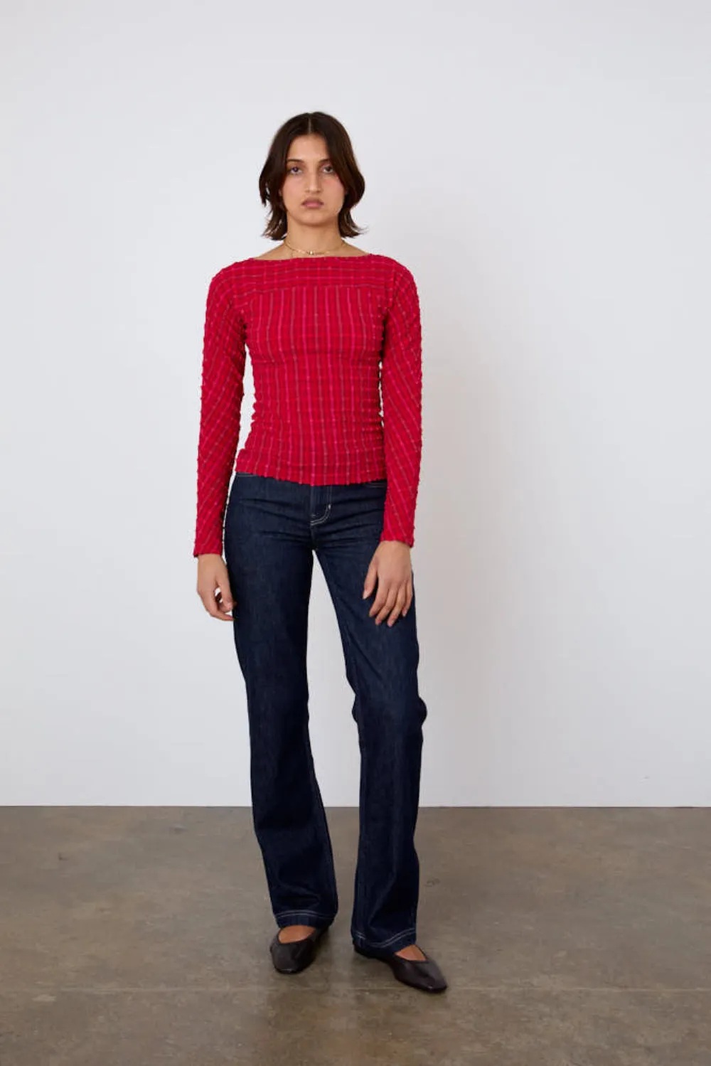 The Gigi Denim Slim Leg Jeans, Indigo Rinse sold by Peachy Den product image thumbnail 2