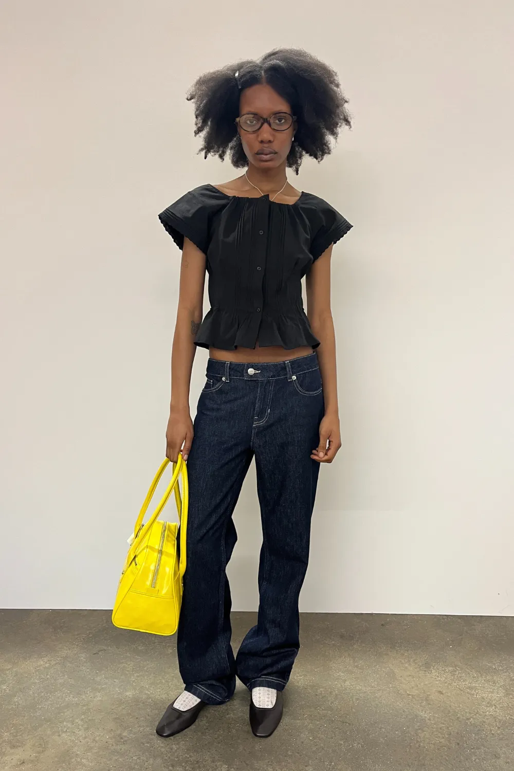 The Gigi Denim Slim Leg Jeans, Indigo Rinse sold by Peachy Den product image thumbnail 5