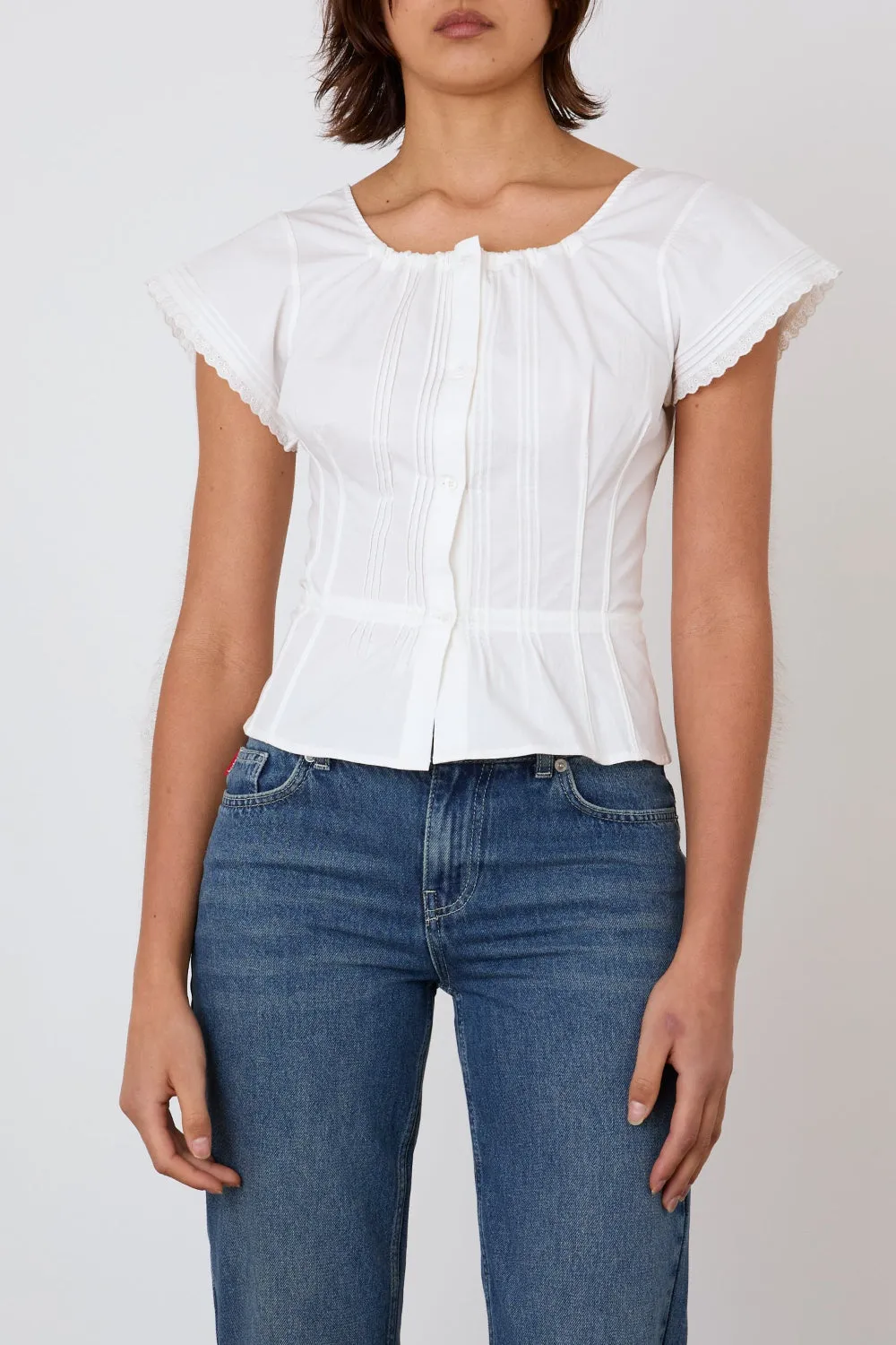 The Renee Blouse, Porcelain sold by Peachy Den product image thumbnail 4