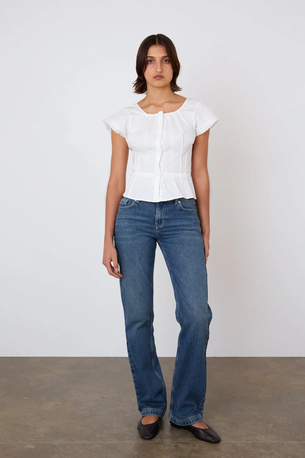 The Renee Blouse, Porcelain sold by Peachy Den product image thumbnail 5