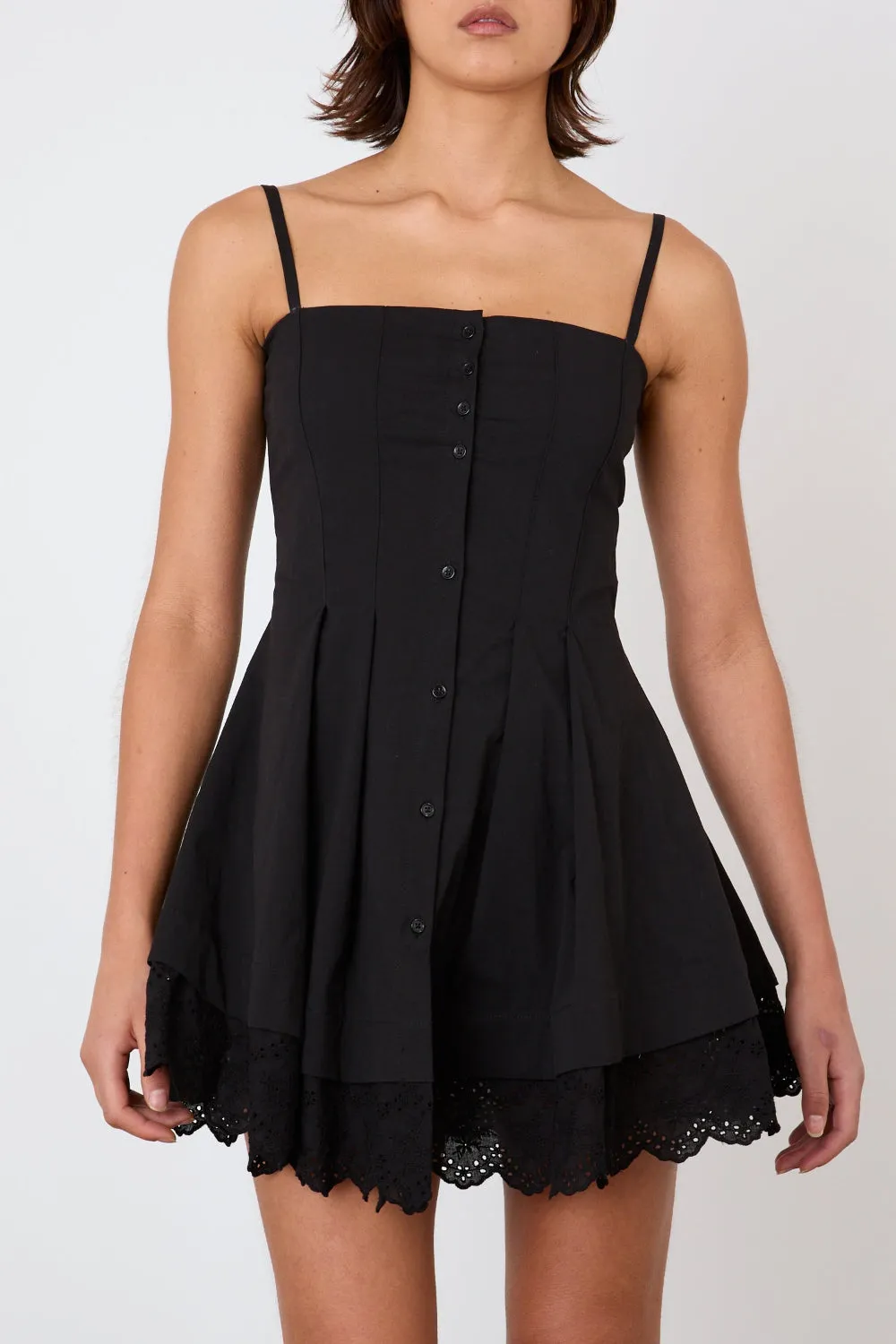 The Renee Mini Dress, Onyx sold by Peachy Den product image thumbnail 5