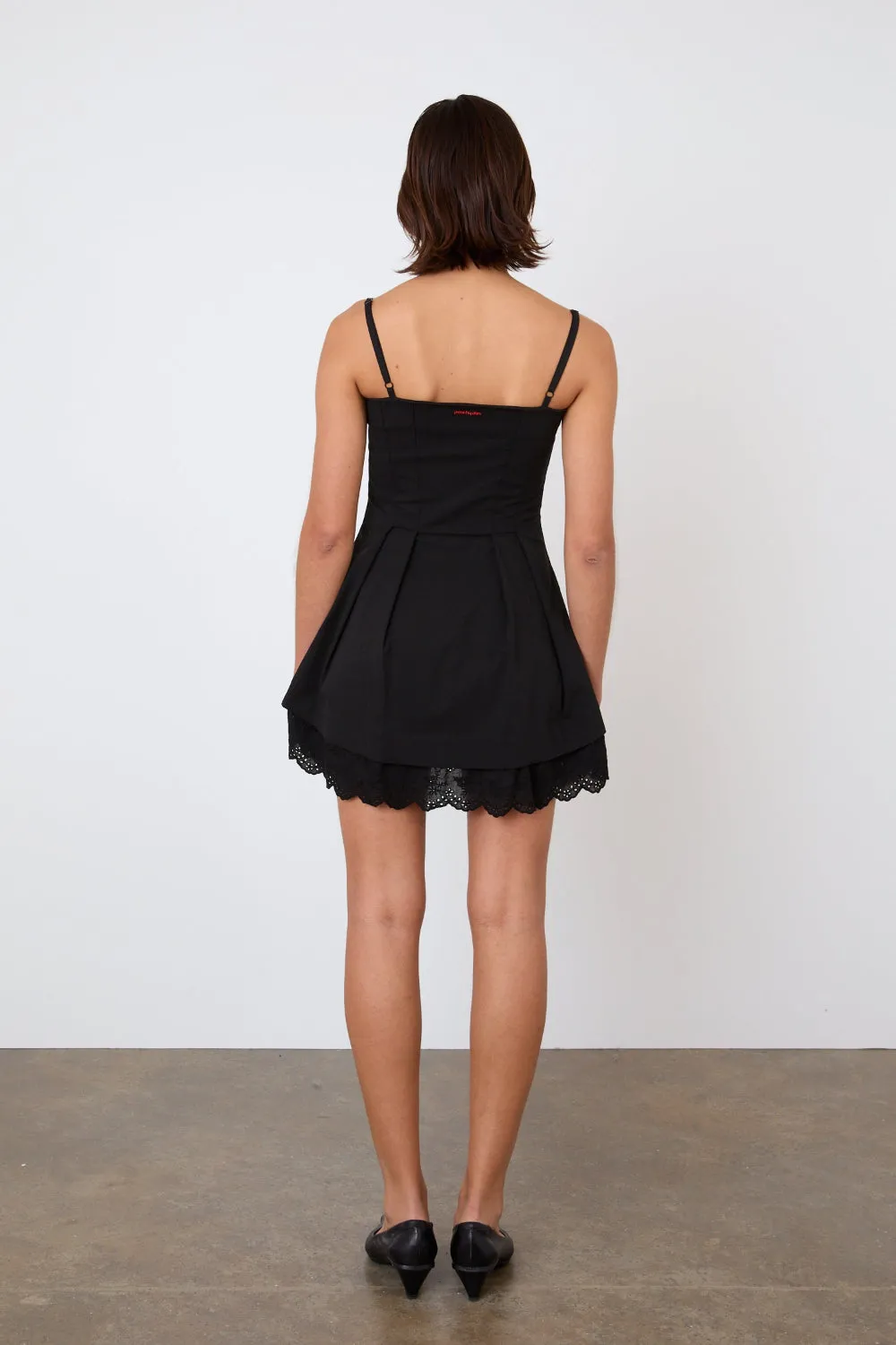 The Renee Mini Dress, Onyx sold by Peachy Den product image thumbnail 4