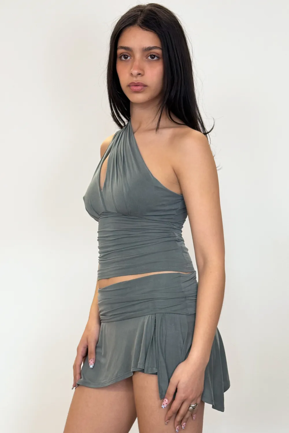 The Kylie Skort, Sea Salt sold by Peachy Den product image thumbnail 4
