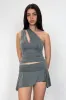 The Kylie Skort, Sea Salt sold by Peachy Den