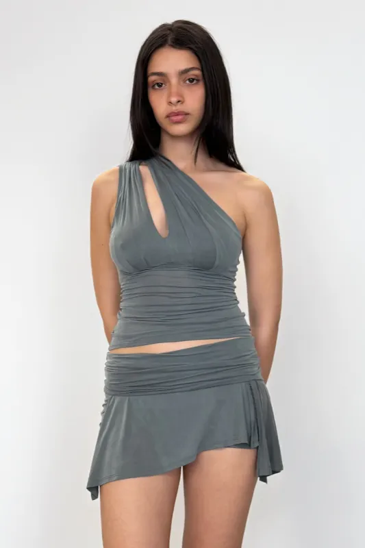 The Kylie Skort, Sea Salt sold by Peachy Den