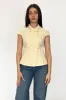 The Missy Blouse, Parchment sold by Peachy Den