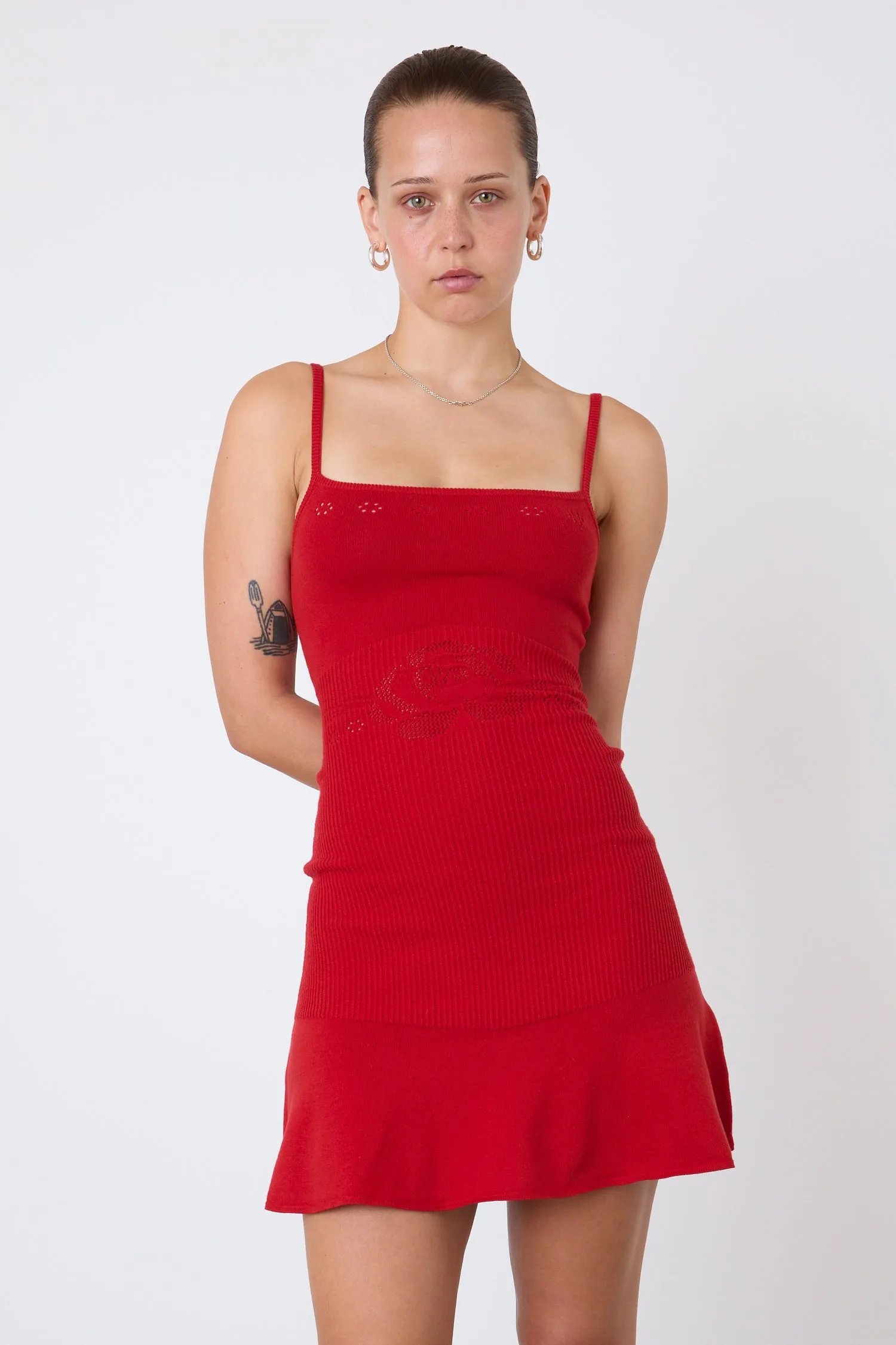 The Marie Knit Mini Dress, Jam sold by Peachy Den product image thumbnail 5