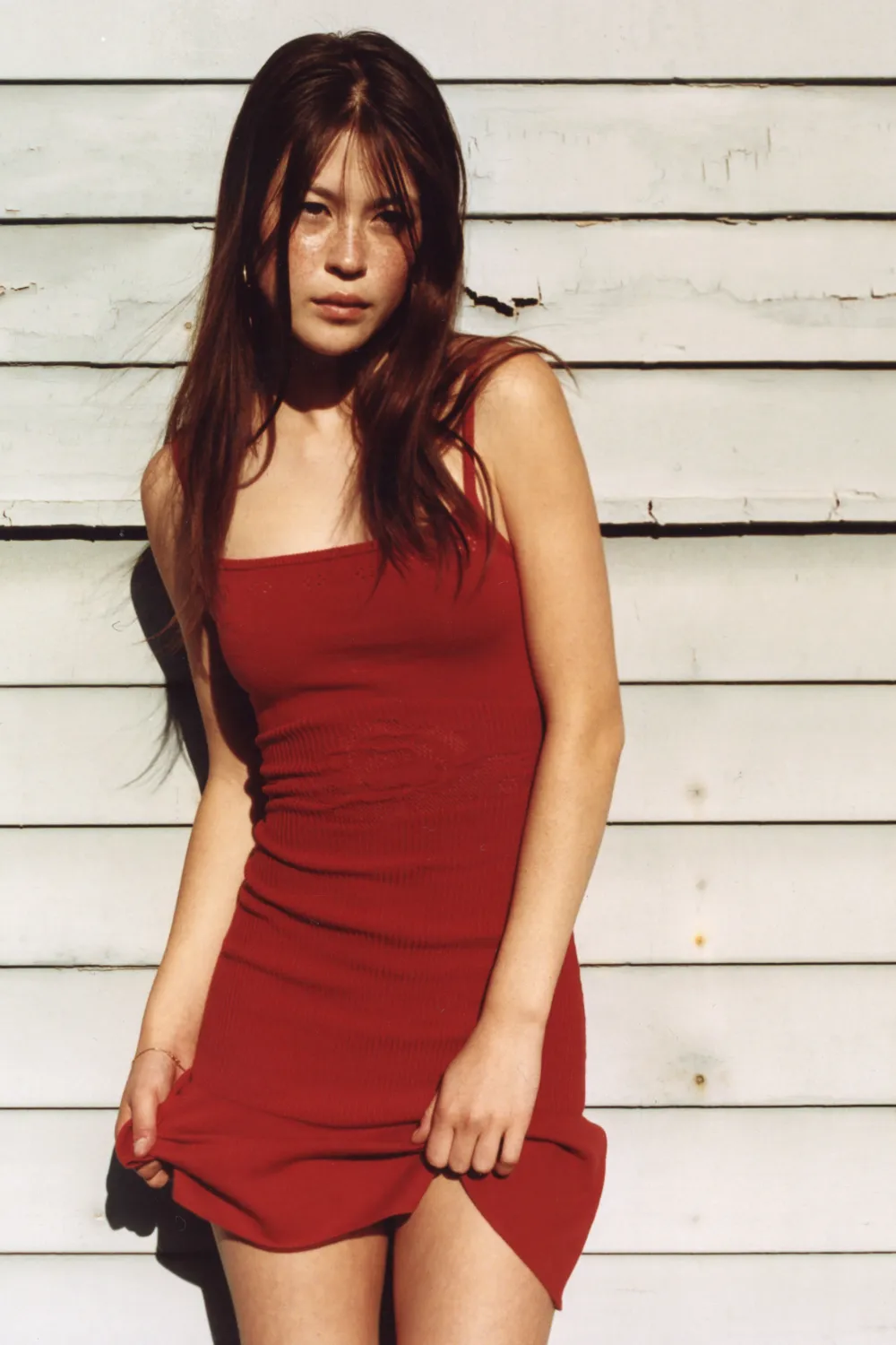 The Marie Knit Mini Dress, Jam sold by Peachy Den product image thumbnail 2