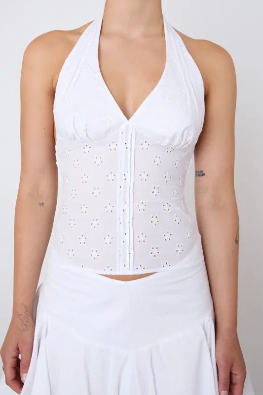 The Dylan Halter Top, Daisy sold by Peachy Den
