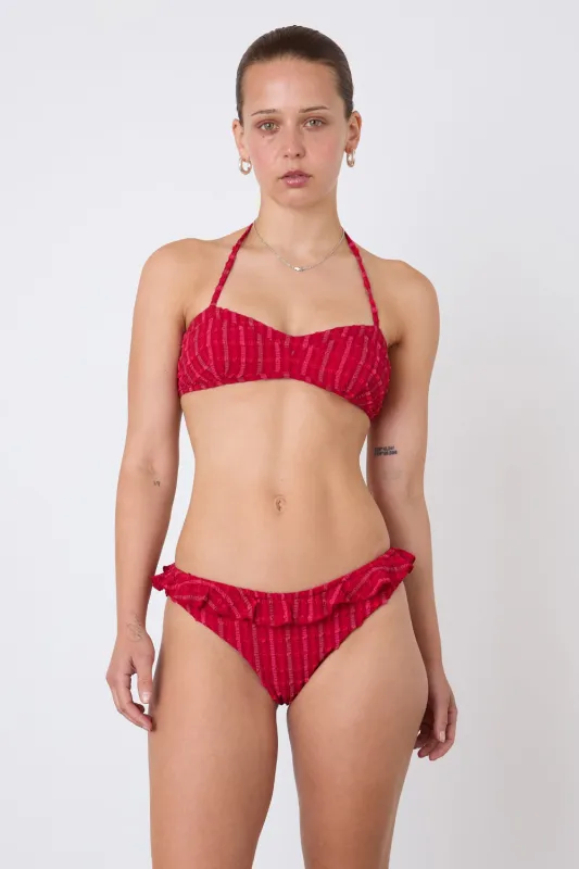 The Cindy Bikini Bottoms, Lipstick sold by Peachy Den