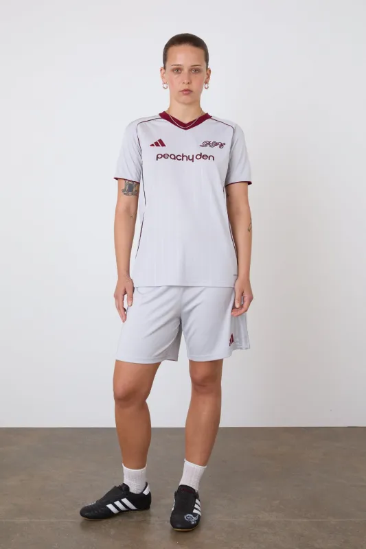 The Peachy FC x Adidas Home Jersey, Silver made by Peachy Den