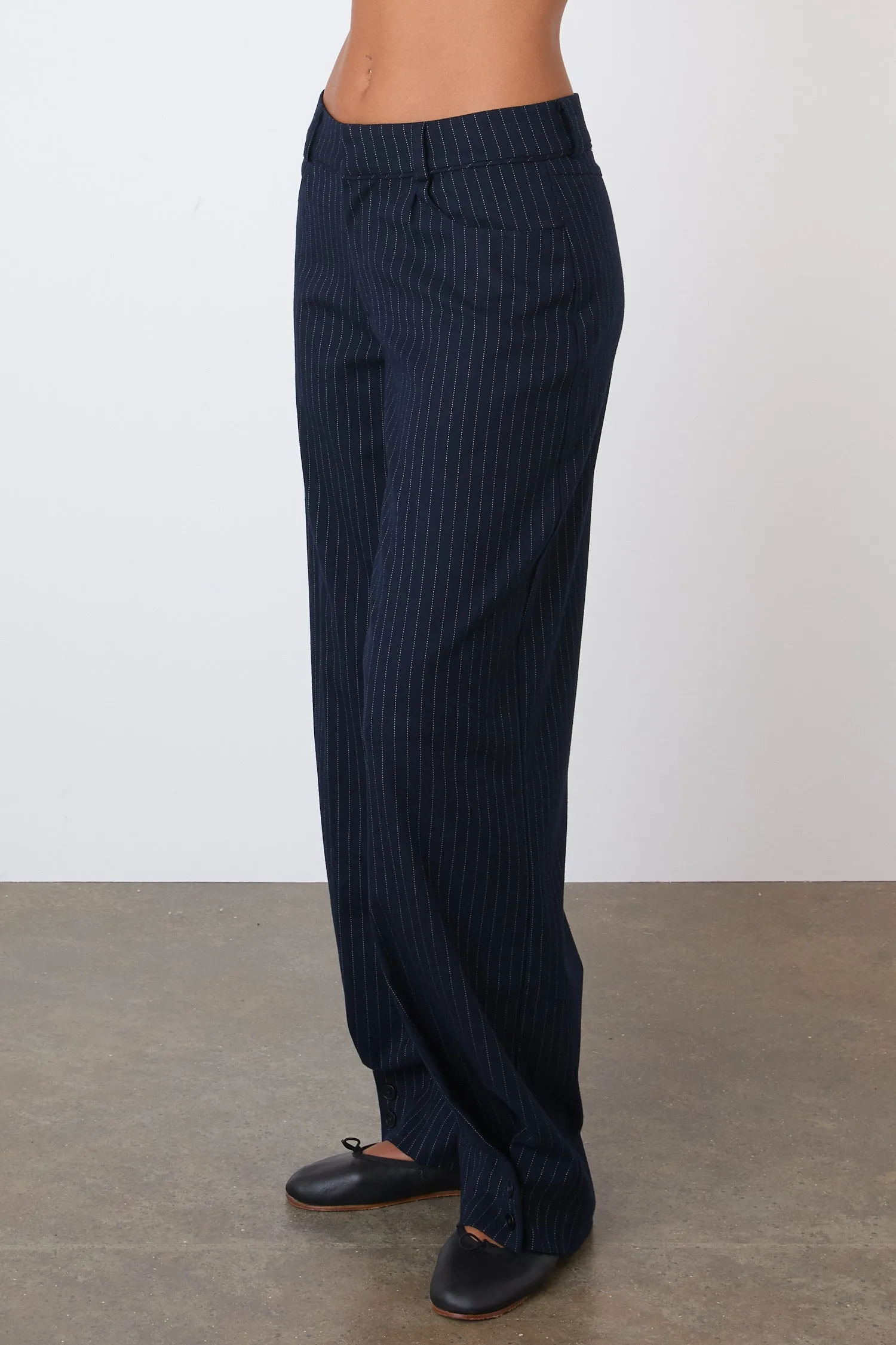 The Bardot Trousers, Ink sold by Peachy Den product image thumbnail 5