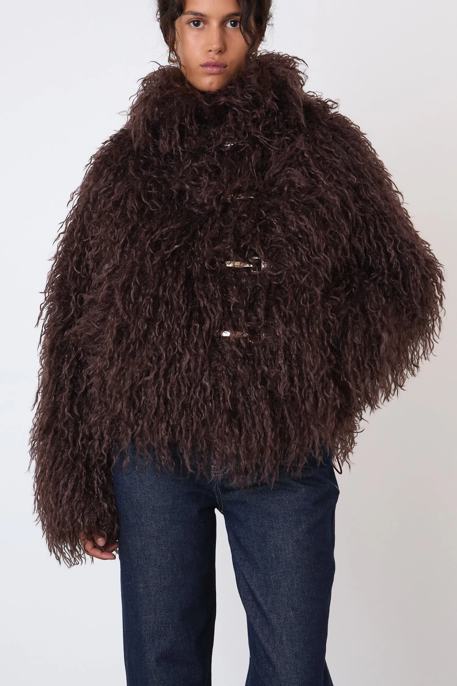 The Patti Coat, Chocolate sold by Peachy Den product image thumbnail 3