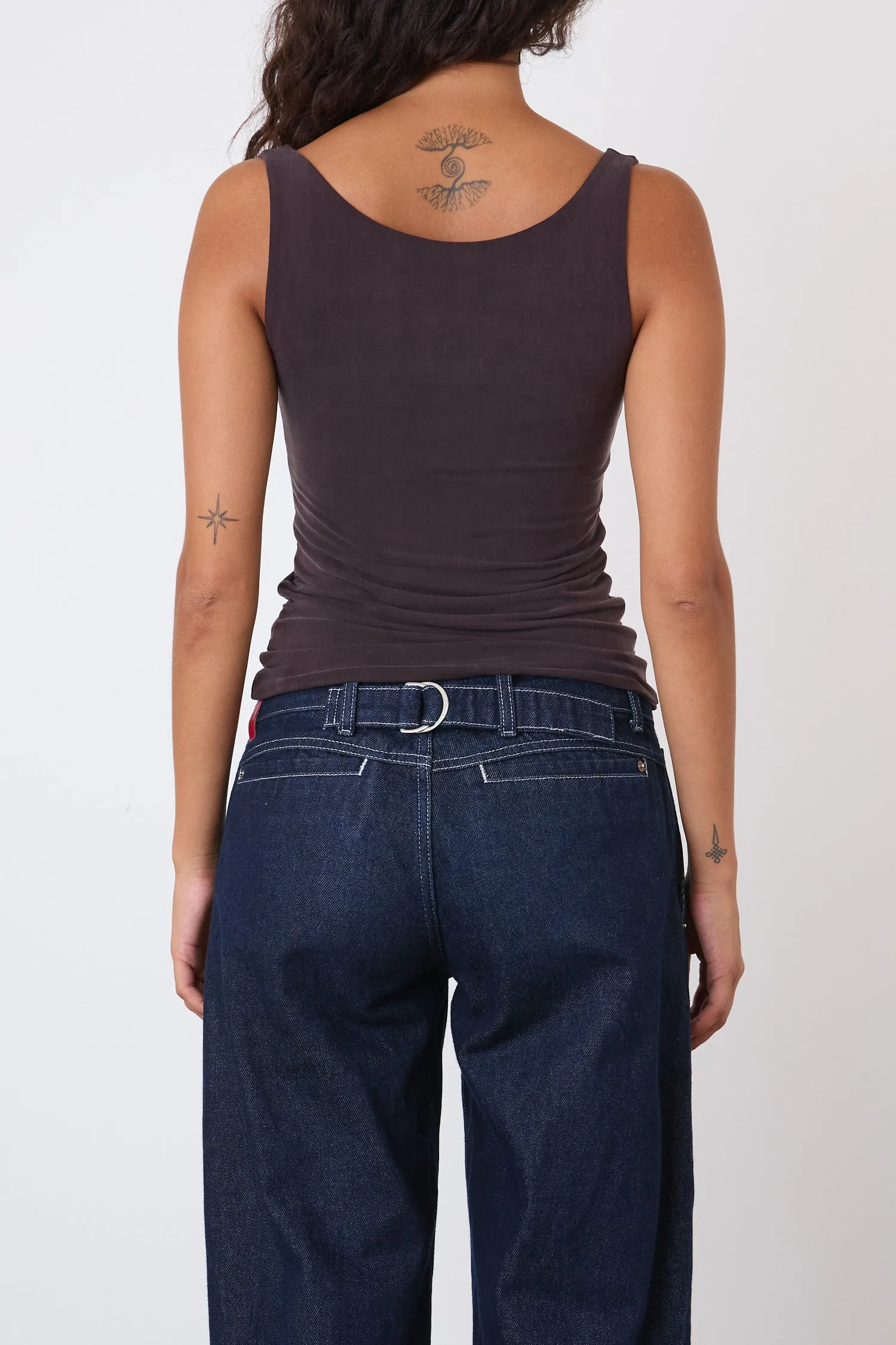 The Kylie Vest, Chocolate sold by Peachy Den product image thumbnail 4