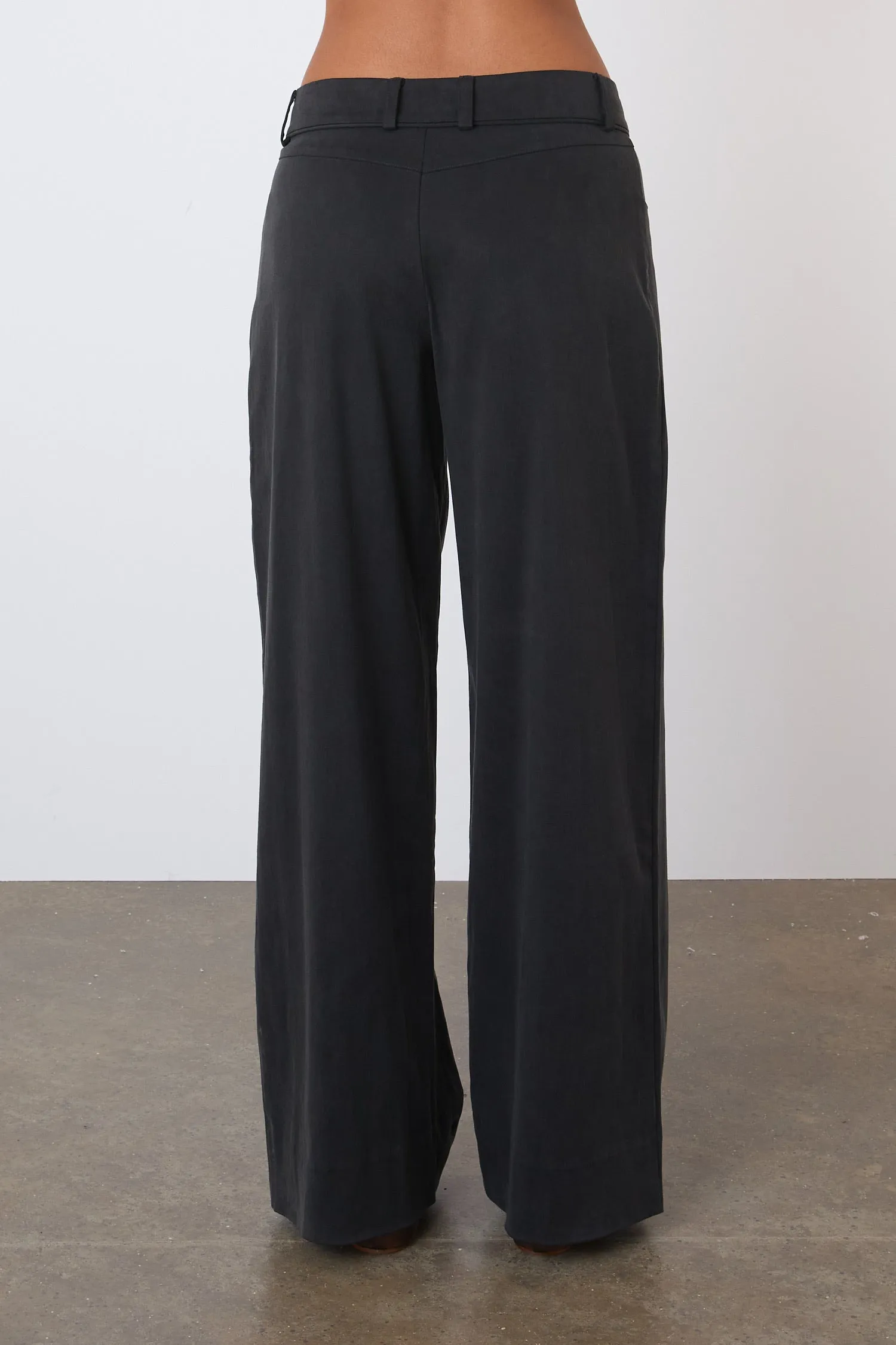The Bardot Trousers, Onyx sold by Peachy Den product image thumbnail 4