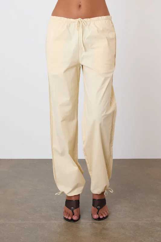 The Renee Trousers, Parchment sold by Peachy Den