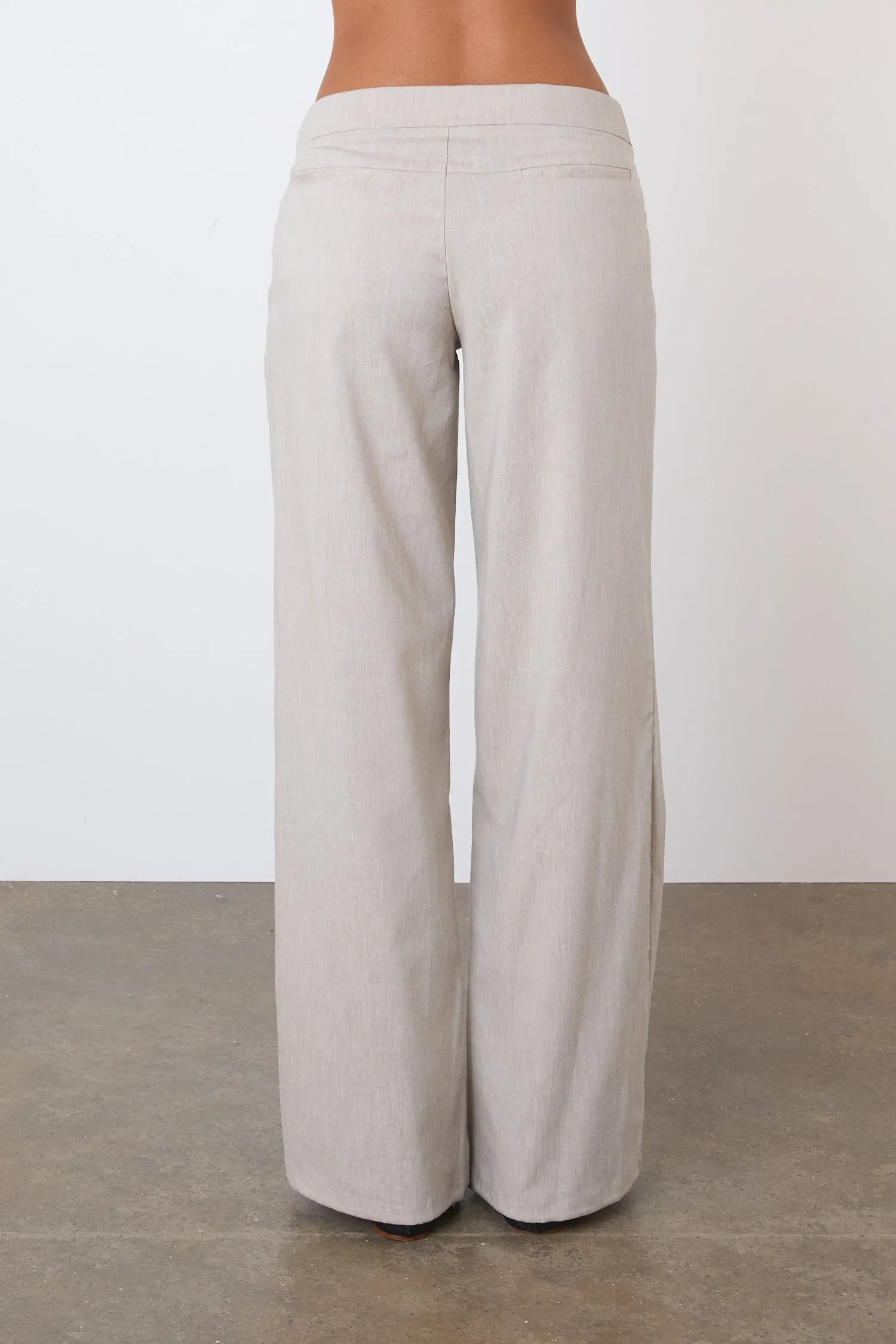The Lola Drawcord Trousers, Birch sold by Peachy Den product image thumbnail 5