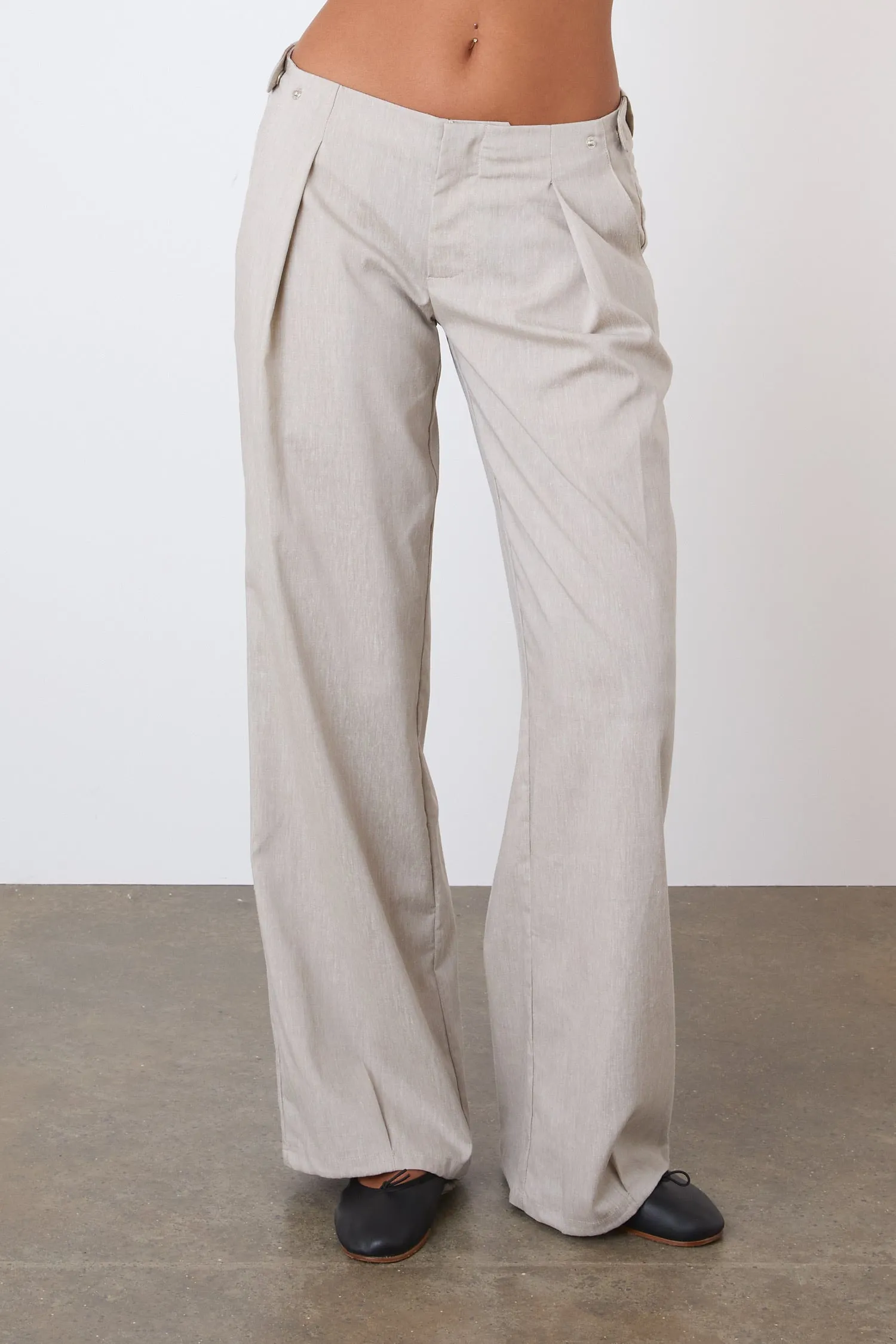 The Lola Drawcord Trousers, Birch sold by Peachy Den product image thumbnail 3