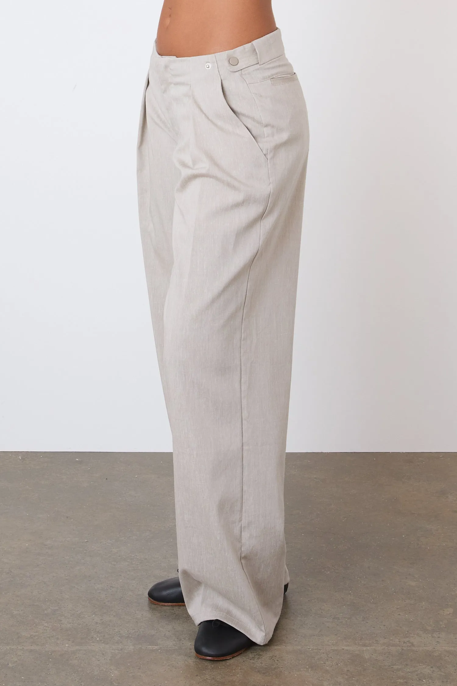 The Lola Drawcord Trousers, Birch sold by Peachy Den product image thumbnail 4