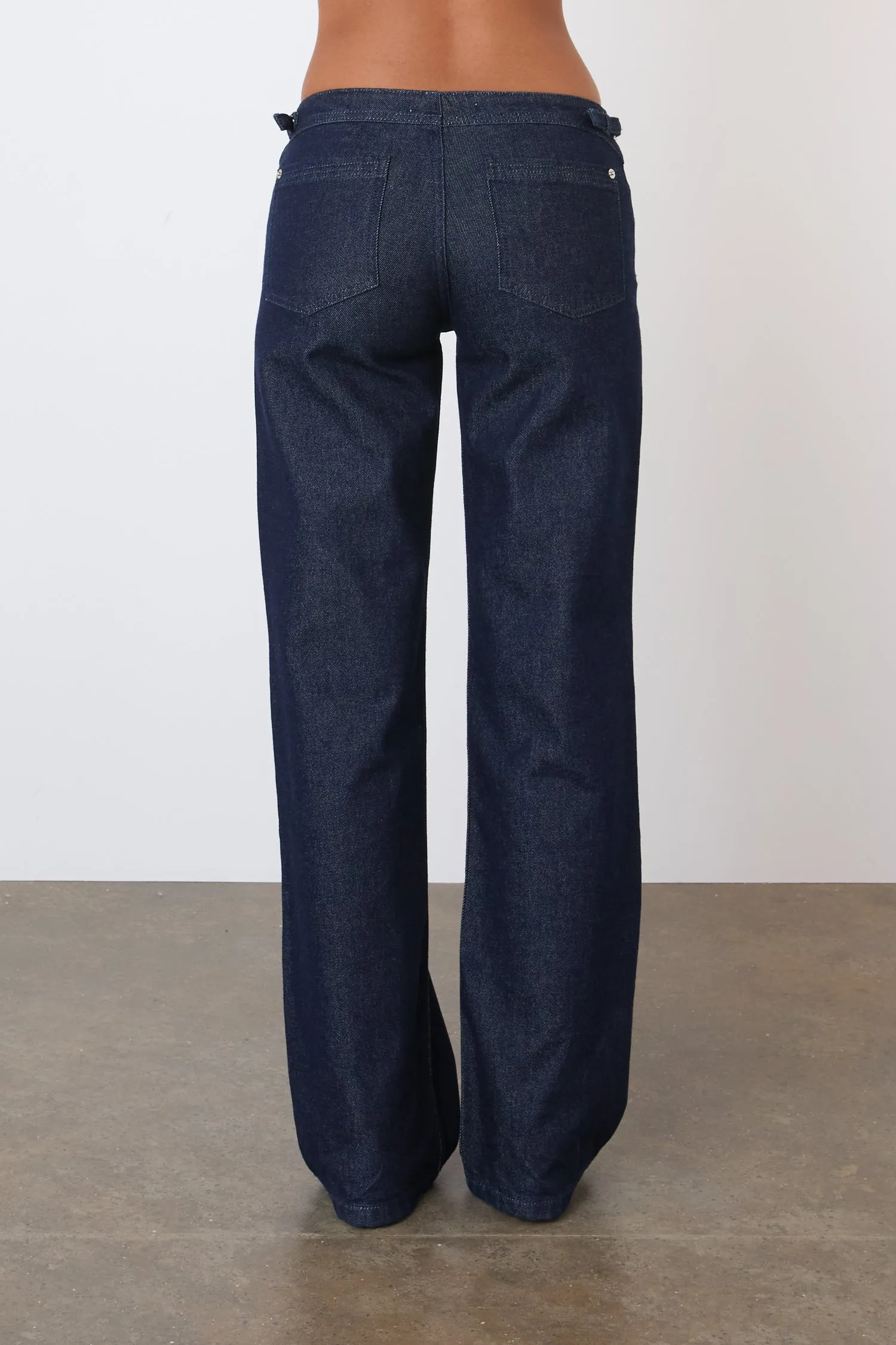 The Stevie Low Rise Jeans, Indigo Rinse sold by Peachy Den product image thumbnail 5