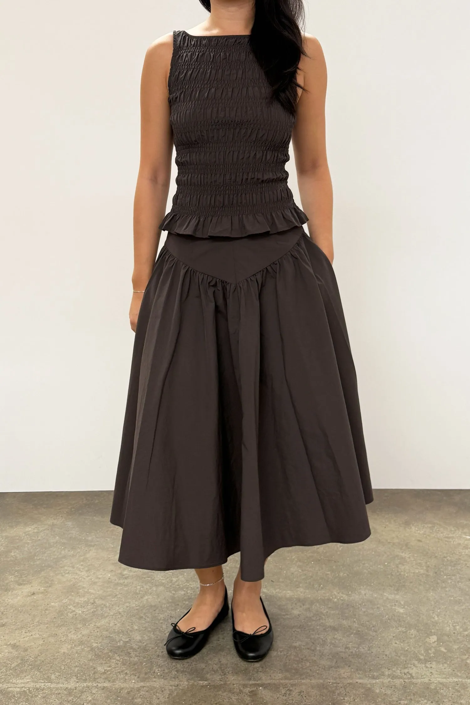 The Deba Top, Chestnut | Liberty London Exclusive sold by Peachy Den product image thumbnail 2