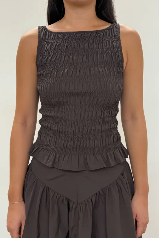 The Deba Top, Chestnut | Liberty London Exclusive sold by Peachy Den