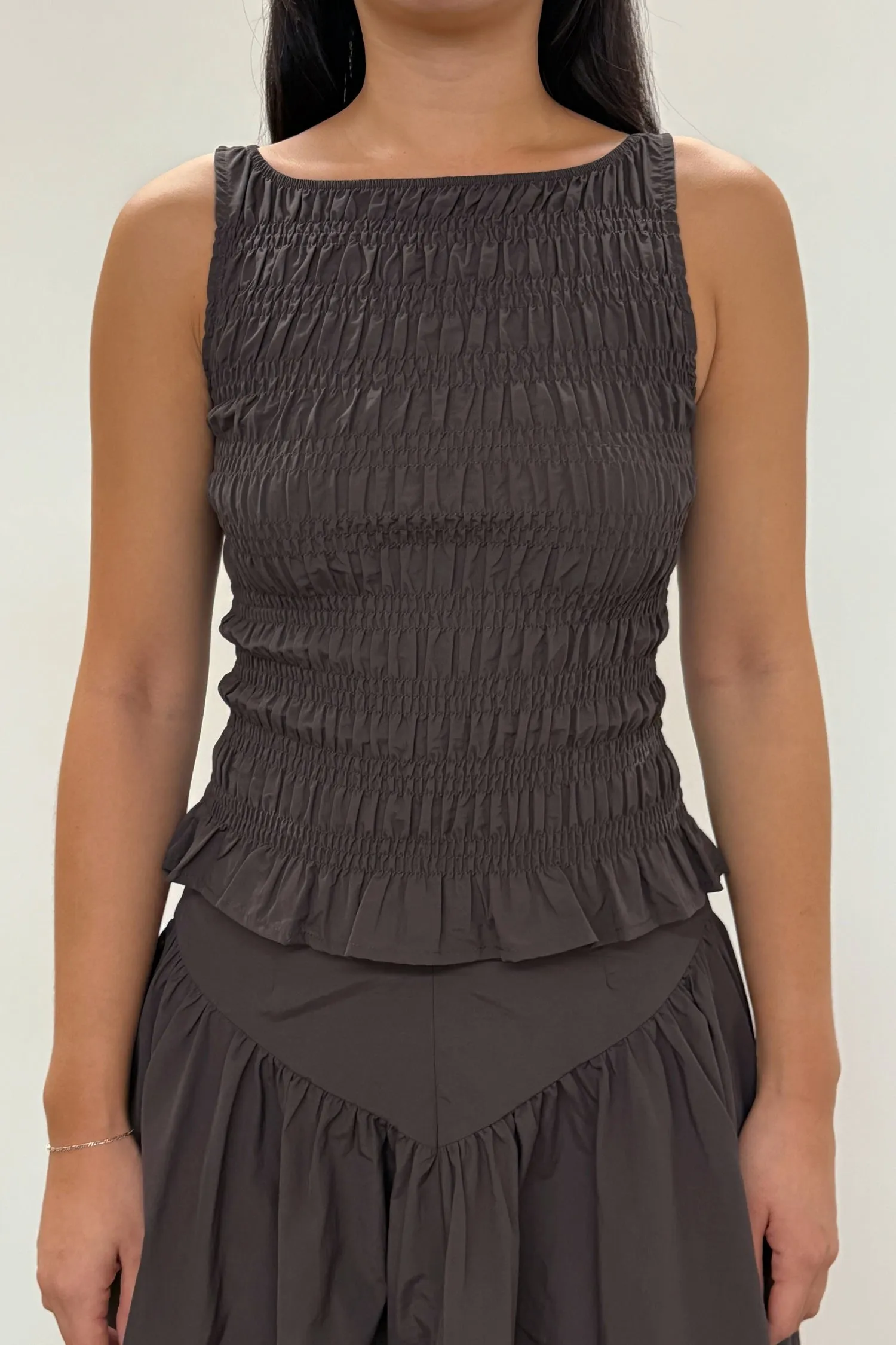 The Deba Top, Chestnut | Liberty London Exclusive sold by Peachy Den