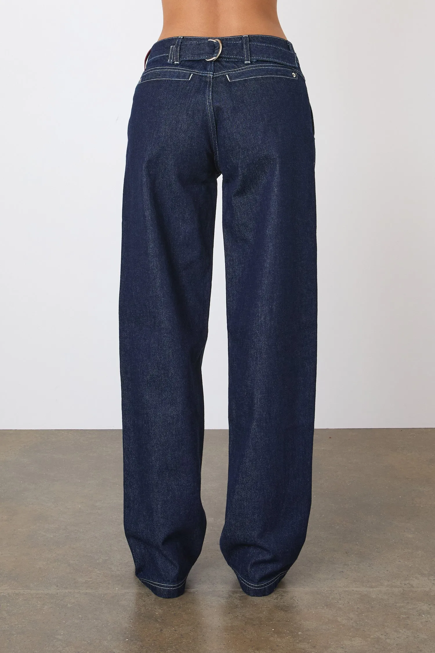 The Lita Tailored Jeans, Indigo Rinse sold by Peachy Den product image thumbnail 5