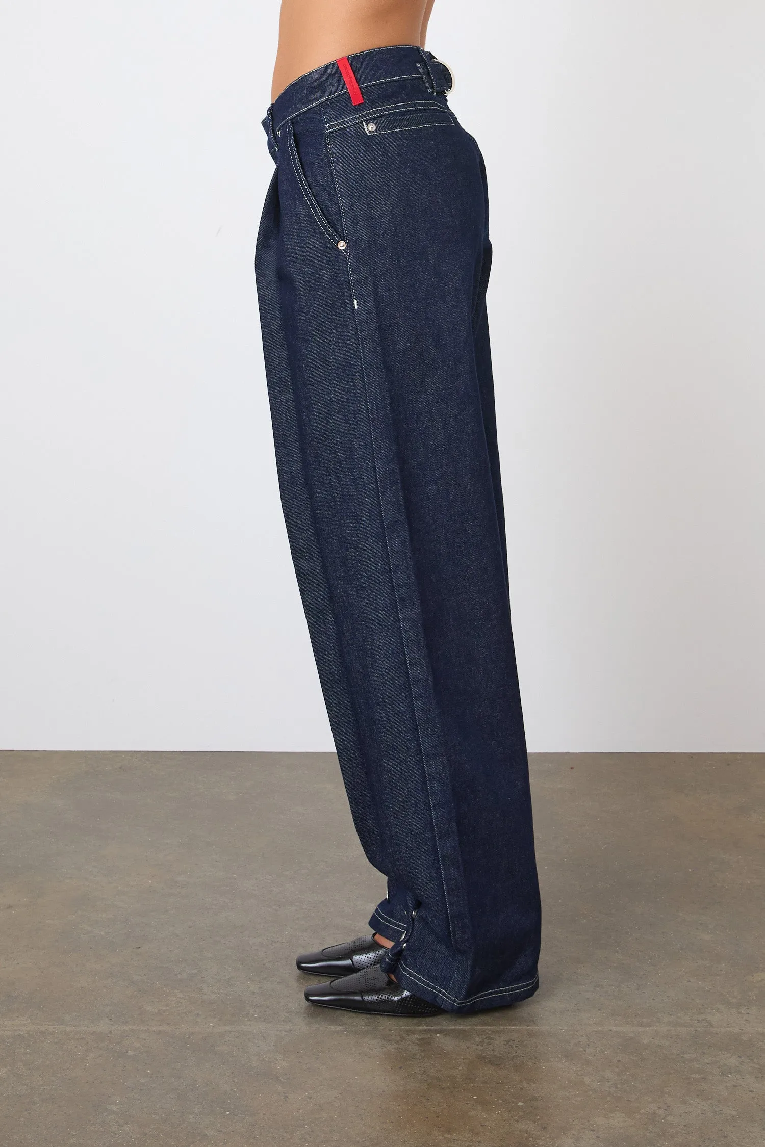 The Lita Tailored Jeans, Indigo Rinse sold by Peachy Den product image thumbnail 3