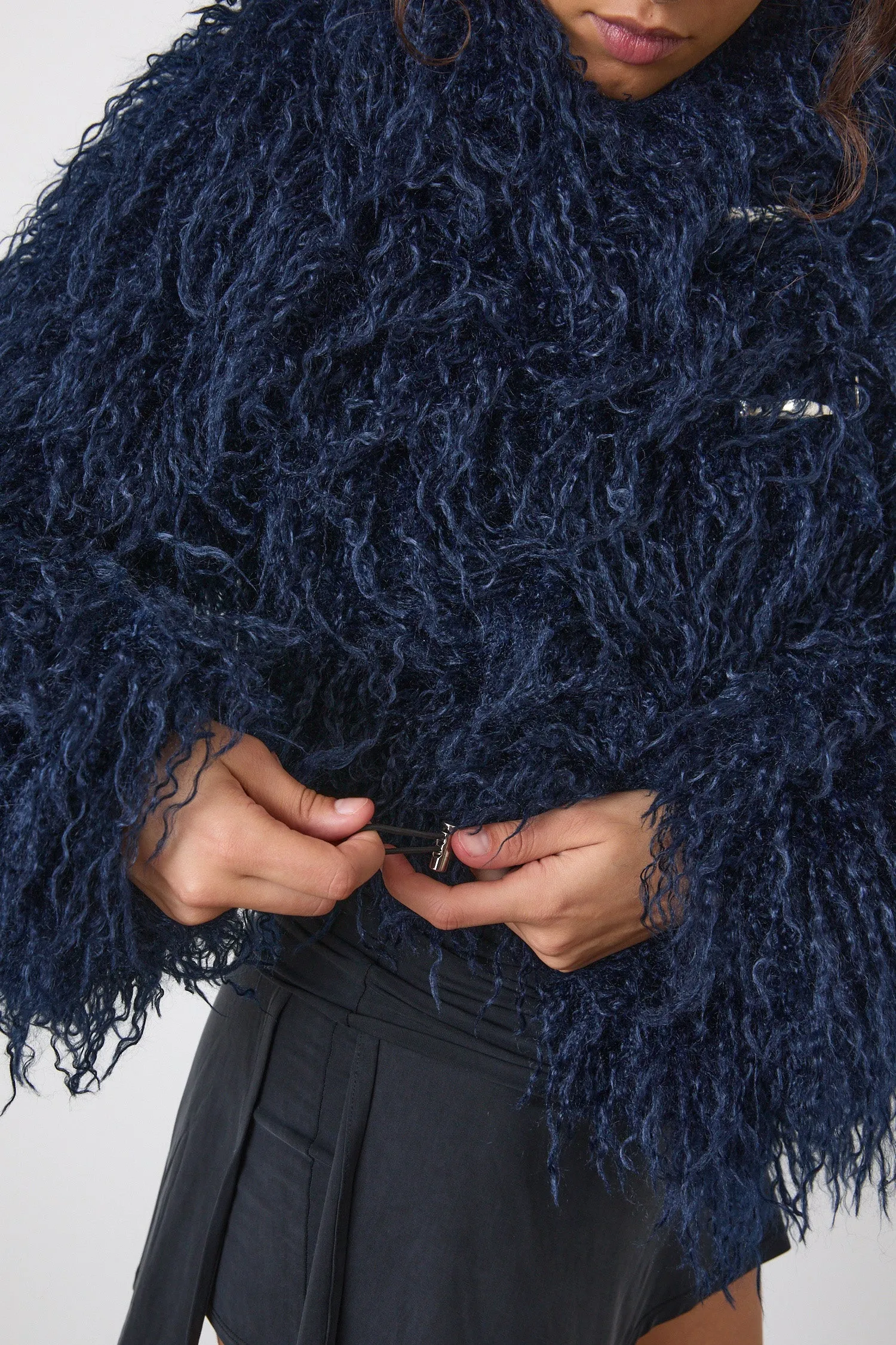 The Patti Coat, Navy sold by Peachy Den product image thumbnail 4