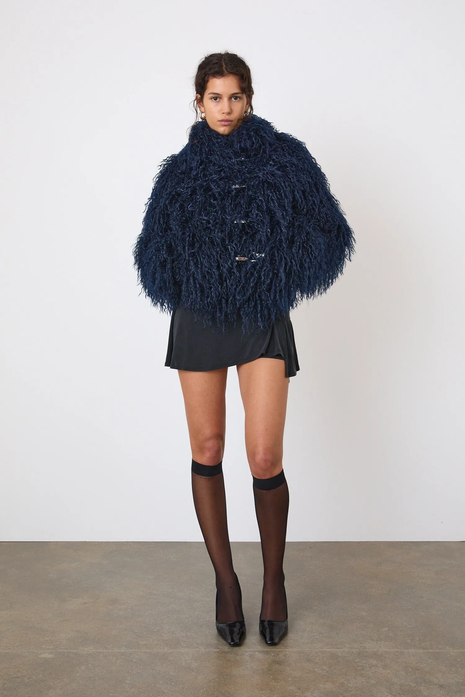 The Patti Coat, Navy sold by Peachy Den product image thumbnail 3