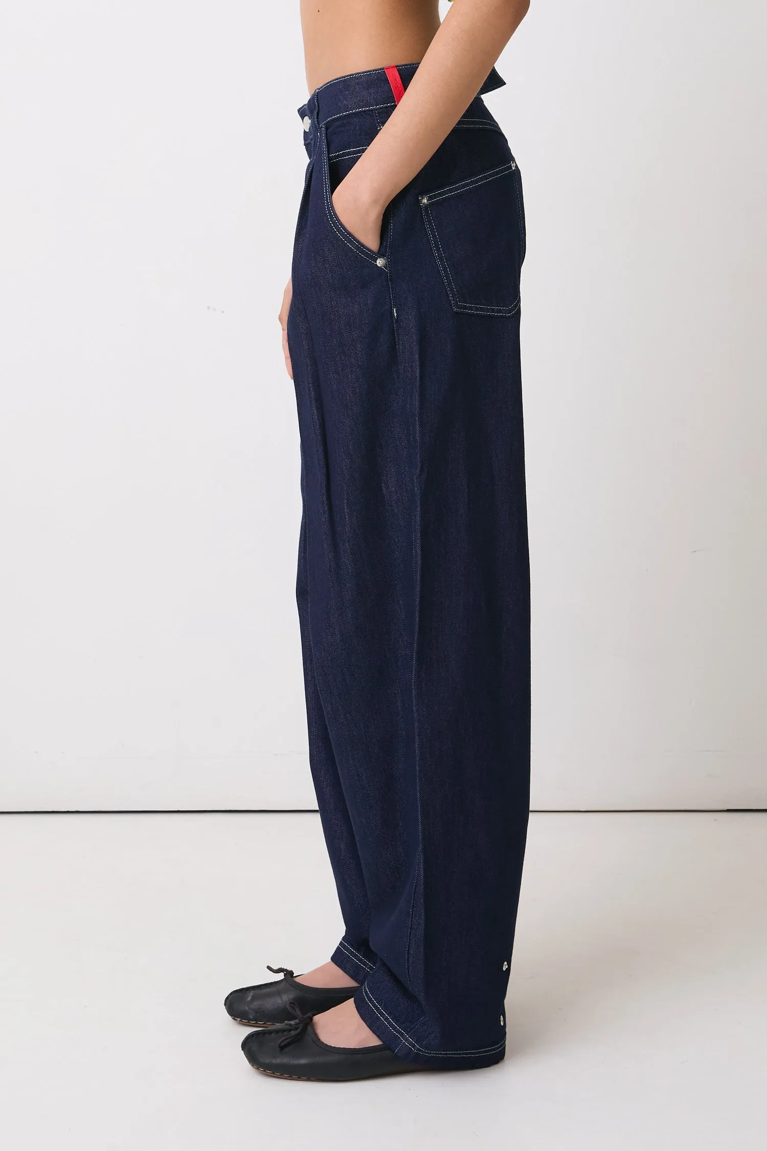 Pamela Tuck Jeans, Raw Indigo sold by Peachy Den product image thumbnail 4