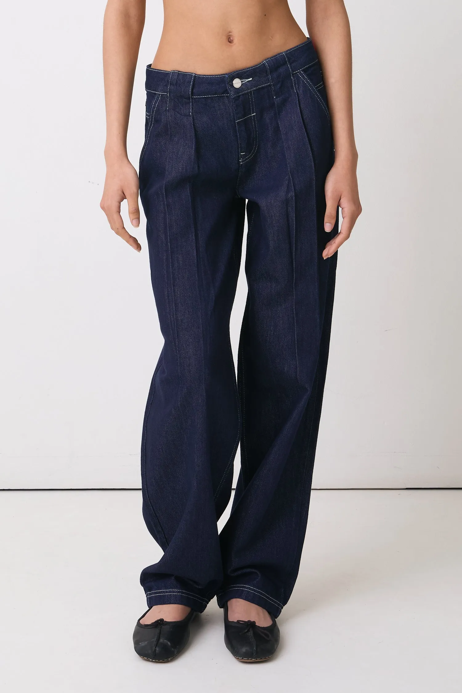 Pamela Tuck Jeans, Raw Indigo sold by Peachy Den product image thumbnail 2