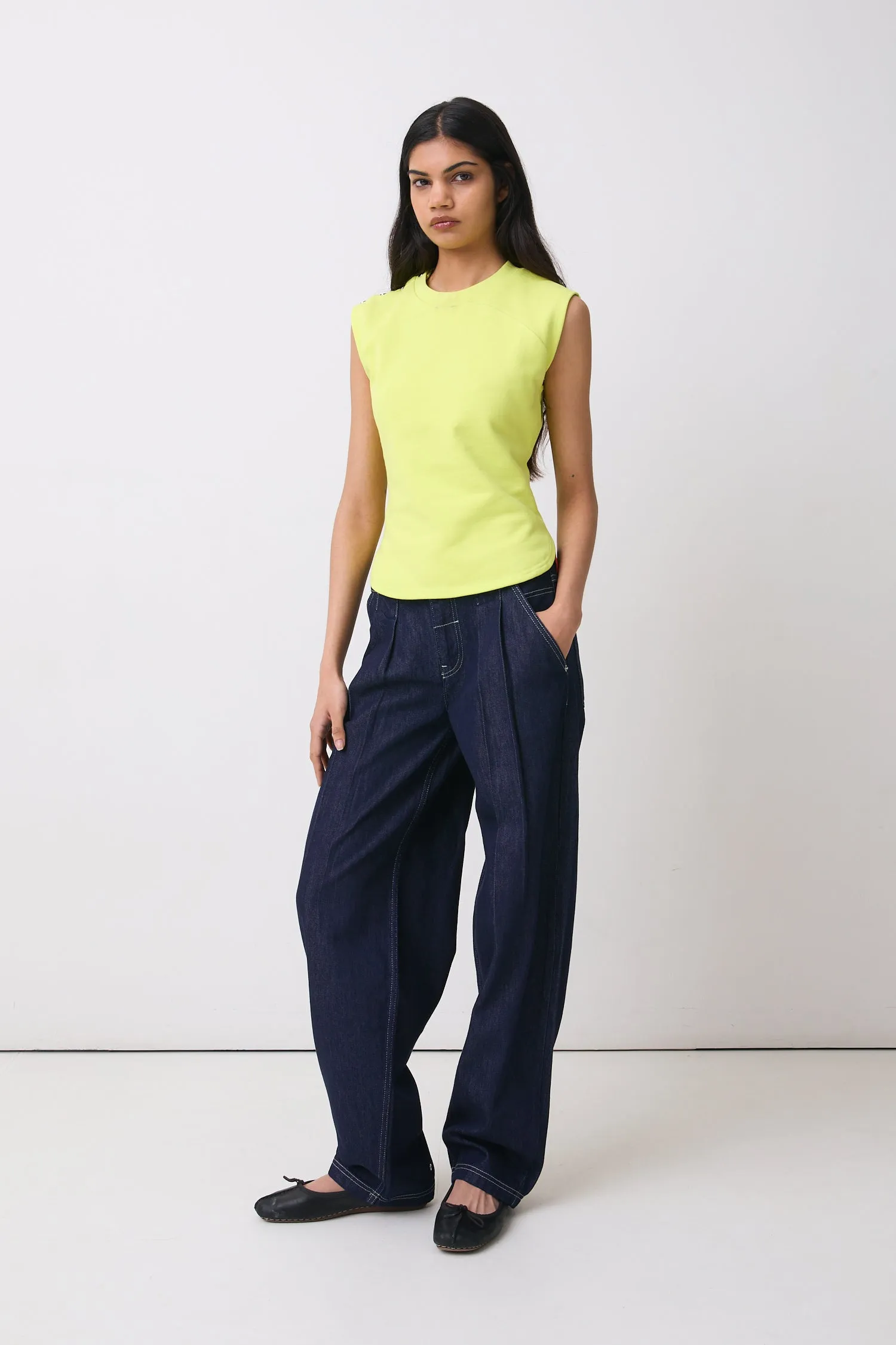 Pamela Tuck Jeans, Raw Indigo sold by Peachy Den product image thumbnail 5