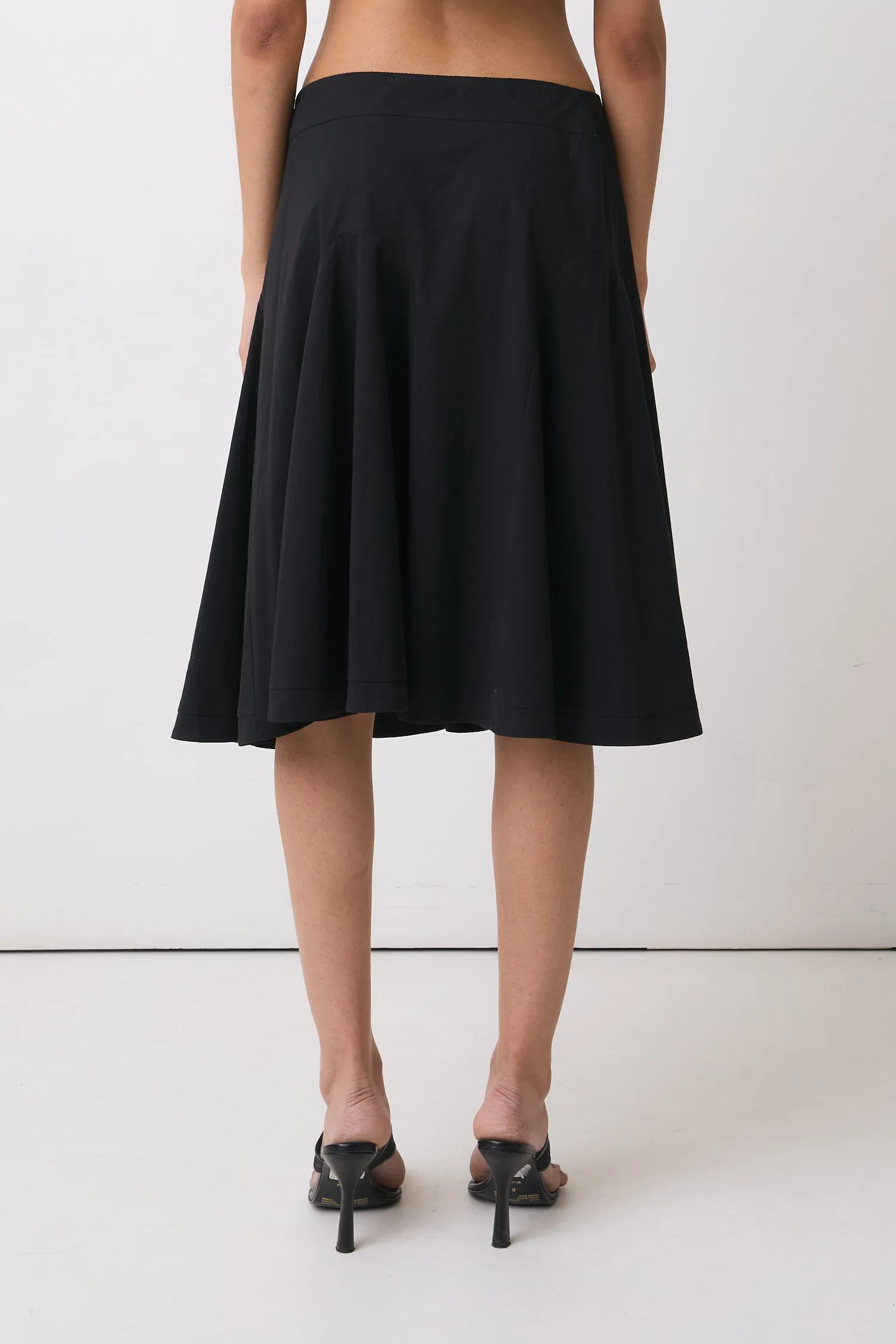 The Missy Midi Skirt, Onyx sold by Peachy Den product image thumbnail 3