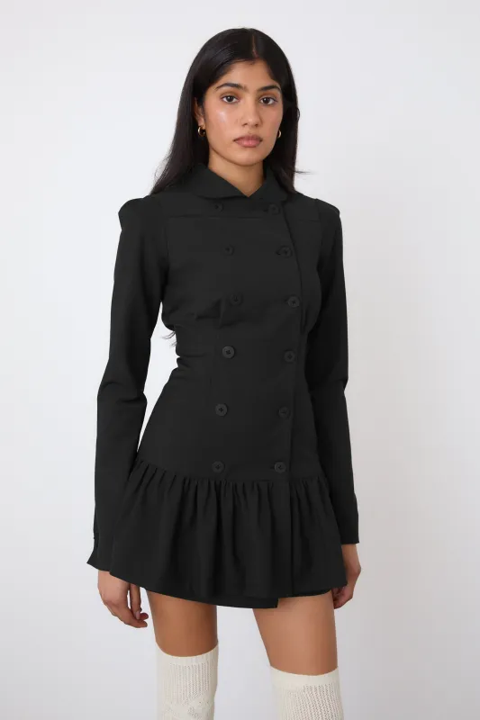 Romy Dress, Black made by Peachy Den