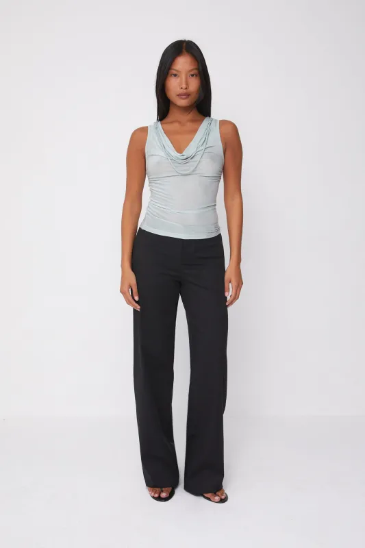 London Twiggy Trousers, Onyx made by Peachy Den