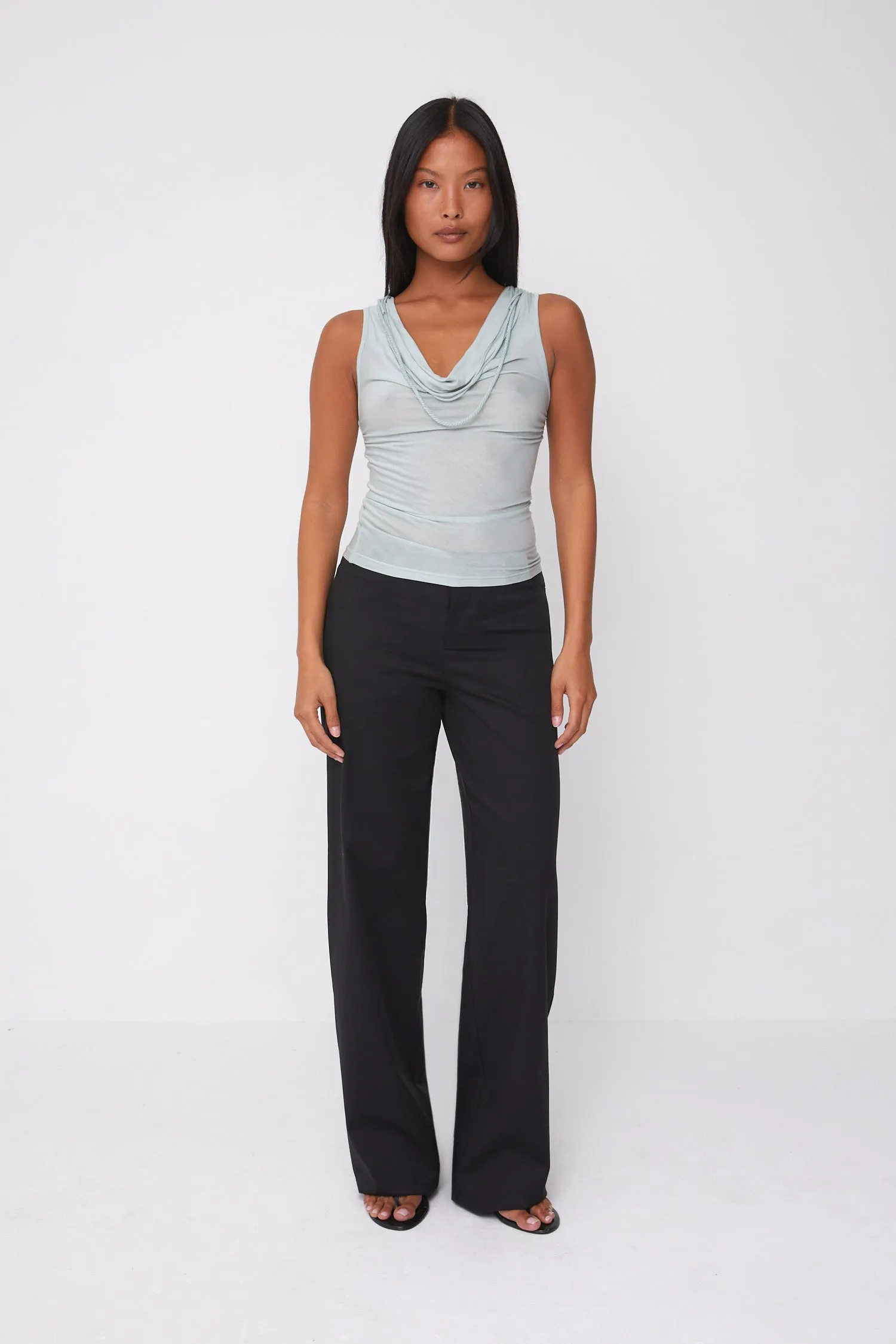 London Twiggy Trousers, Onyx sold by Peachy Den