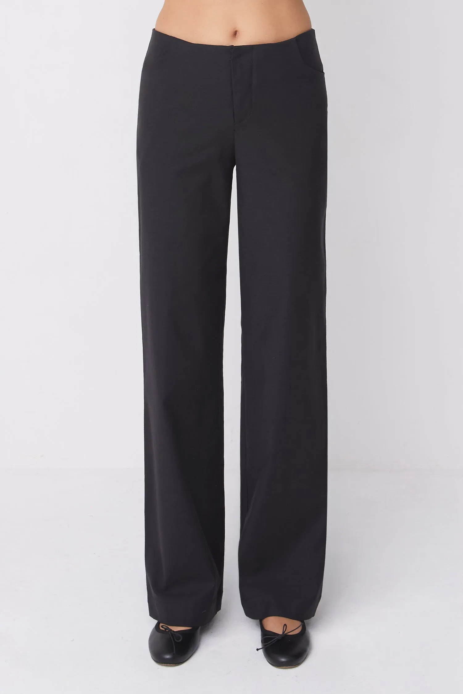 London Twiggy Trousers, Onyx sold by Peachy Den product image thumbnail 5