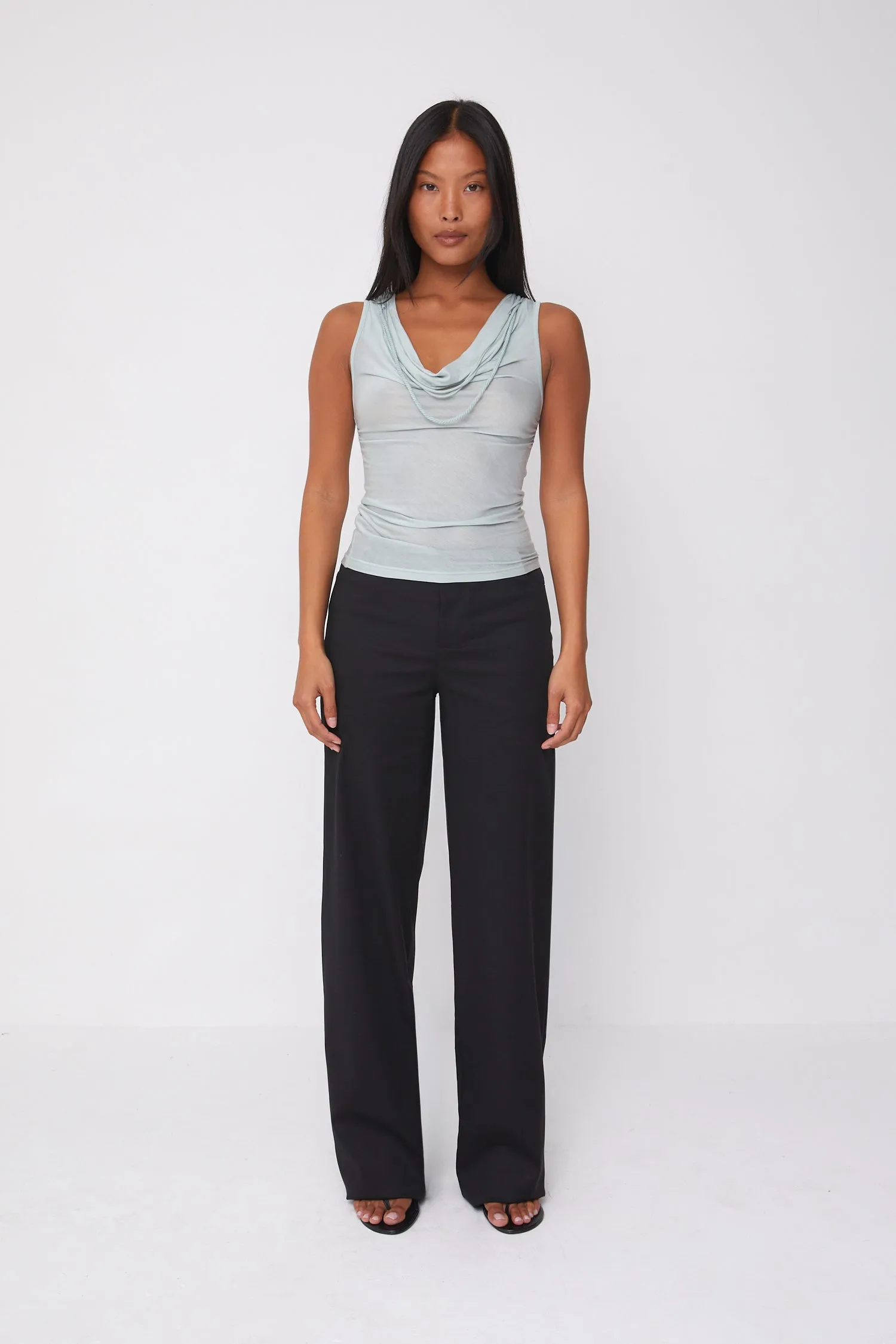 London Twiggy Trousers, Onyx sold by Peachy Den product image thumbnail 3