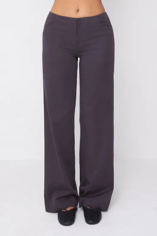 Twiggy Travel Trousers, Fig made by Peachy Den