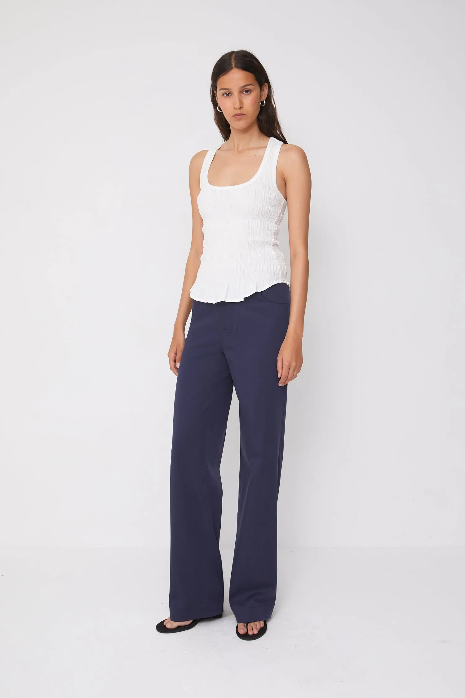 Twiggy Travel Trousers, Midnight sold by Peachy Den product image thumbnail 5