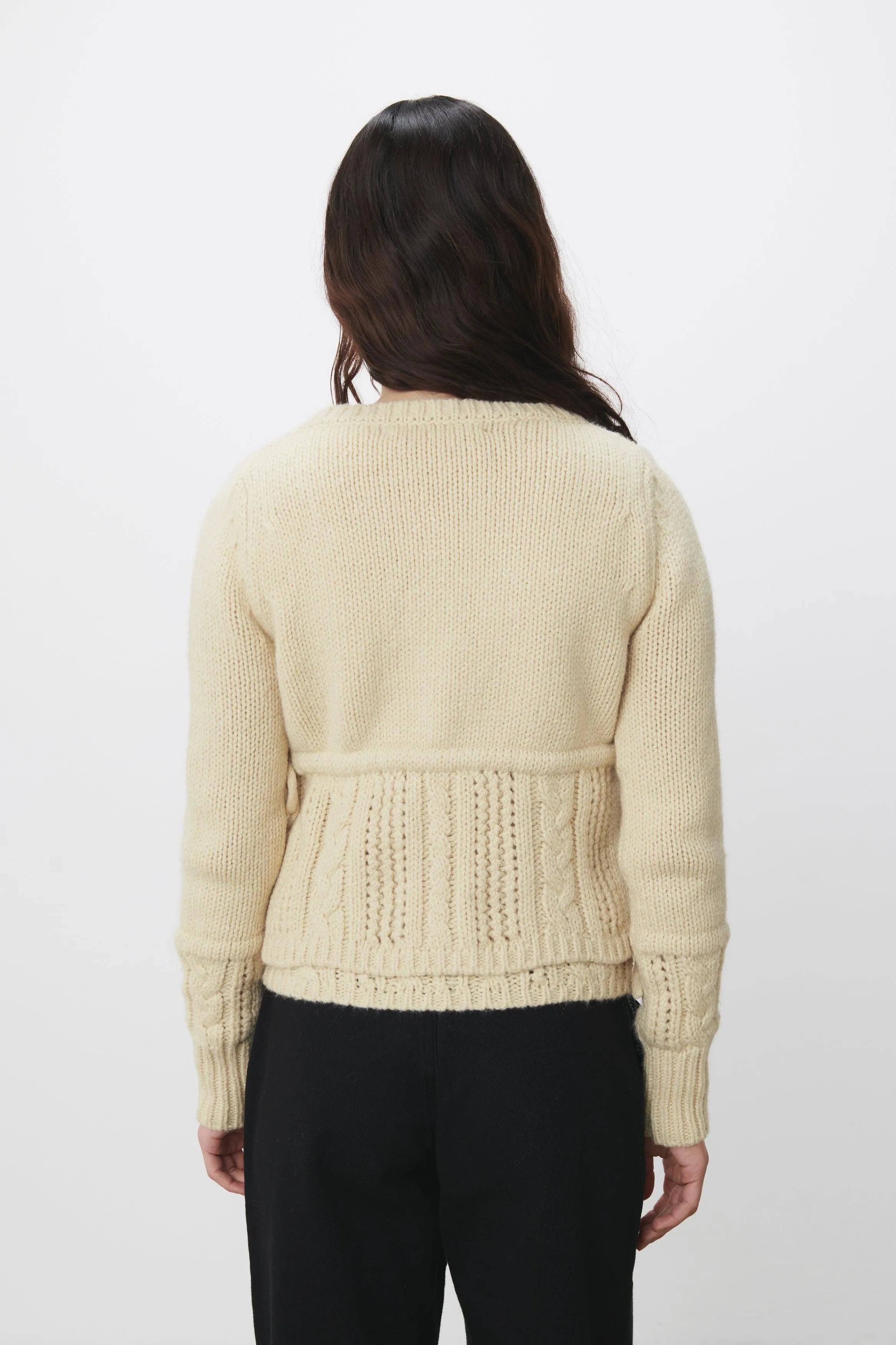 The Gabrielle Cardigan Knit, Buttercup sold by Peachy Den product image thumbnail 3