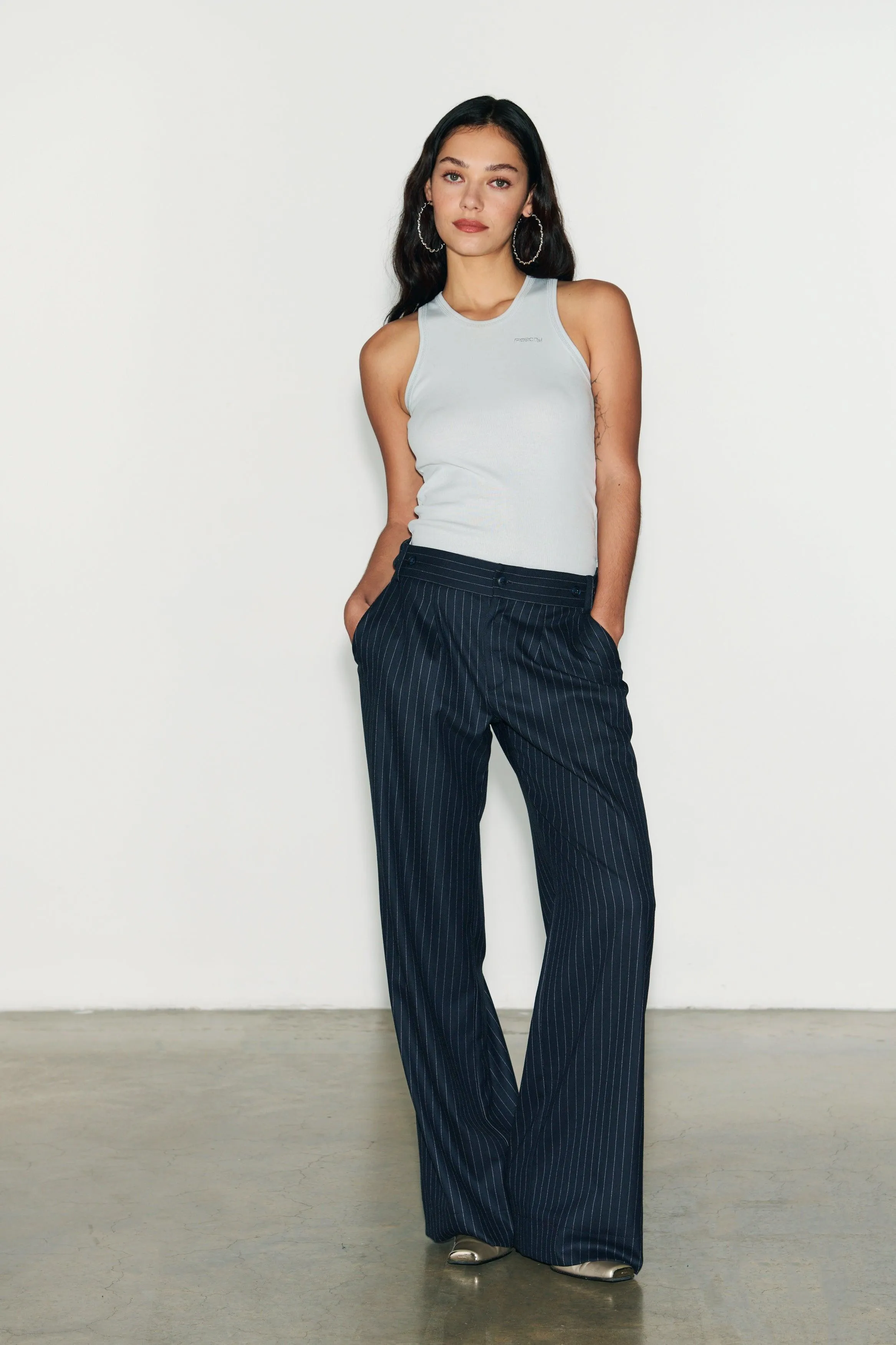 The Lennox Trousers, Ink sold by Peachy Den product image thumbnail 3